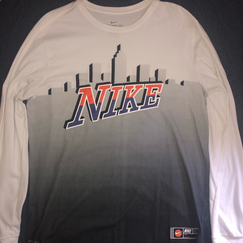 Nike NYC Skyline Long Sleeve Basketball Shirt